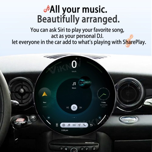 Viknav 11.7 Inch Android  For BMW Mini Cooper R56 R60 2007-2016 Car Radio Multimedia Player Auto Stereo Video GPS navigation Head Unit