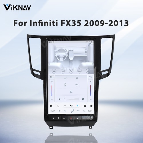 Viknav 14.4 Inch Car Radio For Infiniti FX35 2009-2013 Multimedia Player GPS Carplay 4G WIFI Head Unit Stereo Receiver