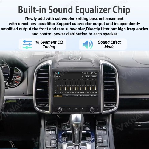 8.8 Inch Car Radio For Porsche Cayenne 2010-2017 Android System Auto Stereo Wireless Carplay GPS Navigation Multimedia Player Touch Screen Head Unit (128GB)