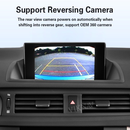 Viknav Linux Interface Box for Lexus CT 2014 -2022 Wireless CarPlay Decoder Android Auto GPS Navigation Original Car Radio Screen