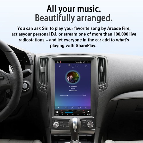 Viknav 12.1 inch Android Car Stereo for Infiniti G25/G35/G37/Q60/Q60S 2004-2013 Wireless CarPlay & Android Auto GPS Navigation Multimedia Player