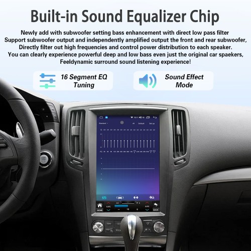 Viknav 12.1 inch Android Car Stereo for Infiniti G25/G35/G37/Q60/Q60S 2004-2013 Wireless CarPlay & Android Auto GPS Navigation Multimedia Player