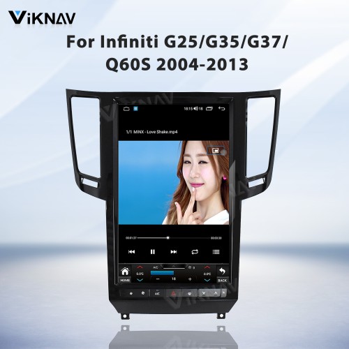 Viknav 12.1 inch Android Car Stereo for Infiniti G25/G35/G37/Q60/Q60S 2004-2013 Wireless CarPlay & Android Auto GPS Navigation Multimedia Player