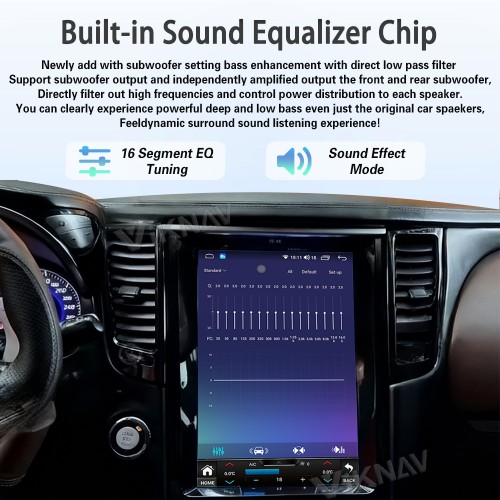 Viknav Android 12.1 inch Car Stereo for Infiniti FX35 2003-2008 Wireless CarPlay & Android Auto GPS Navigation Head Unit