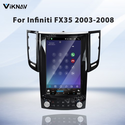 Viknav Android 12.1 inch Car Stereo for Infiniti FX35 2003-2008 Wireless CarPlay & Android Auto GPS Navigation Head Unit