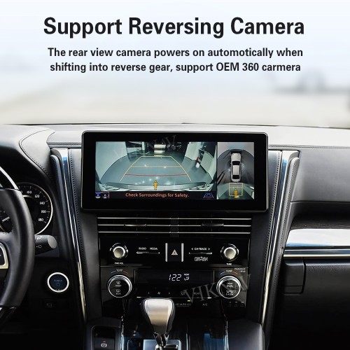 Viknav Linux Interface Box for Lexus LM 2020-2022 Wireless CarPlay Decoder Android Auto GPS Navigation Original Car Radio Screen