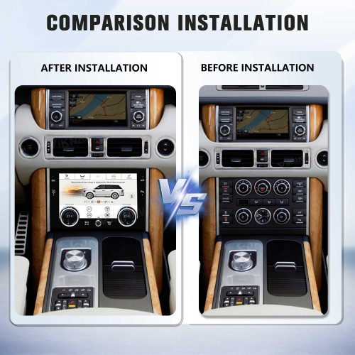 Viknav Digital AC Panel For Land Rover Range Rover V8 L322 2002-2012 Air Conditioning Control AC Board Climate Temperature Control Touch Screen