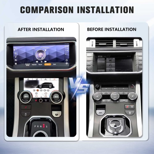 Viknav Digital AC Panel For Land Rover Range Rover Evoque L538 2013-2017 Air Conditioning Control AC Board Climate Temperature Control Touch Screen