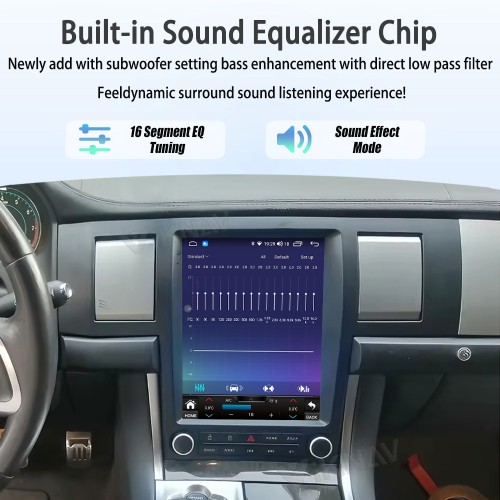 Viknav Android Head Unit for Jaguar XF 2008-2015 Wireless CarPlay & Android Auto GPS Navigation Stereo