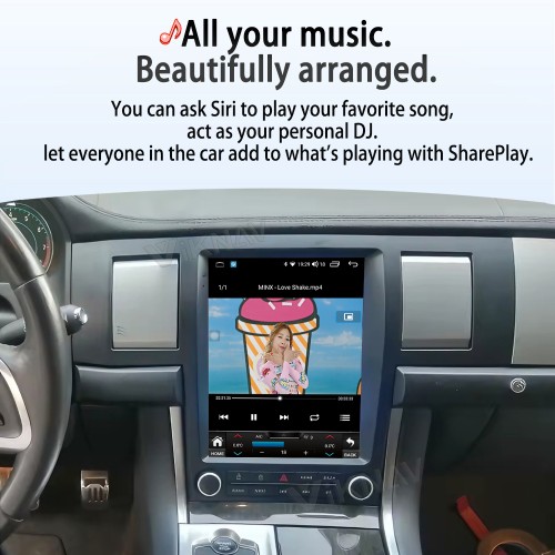 Viknav Android Head Unit for Jaguar XF 2008-2015 Wireless CarPlay & Android Auto GPS Navigation Stereo