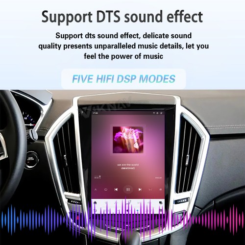 Viknav Android 10.5 inch Car Stereo for Cadillac ATS CTS SRX Escalade 2013-2018 Wireless CarPlay & Android Auto GPS Navigation Head Unit