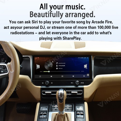 Android System Car Radio For Porsche Macan 2013-2017 Auto Stereo Wireless Carplay GPS Navigation Multimedia Player 128GB Touch Screen With 12.3 Inch LCD Digital Cluster