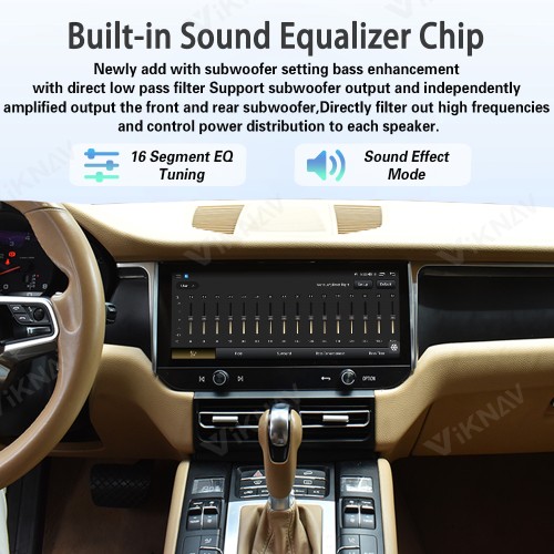 Android System Car Radio For Porsche Macan 2013-2017 Auto Stereo Wireless Carplay GPS Navigation Multimedia Player 128GB Touch Screen With 12.3 Inch LCD Digital Cluster