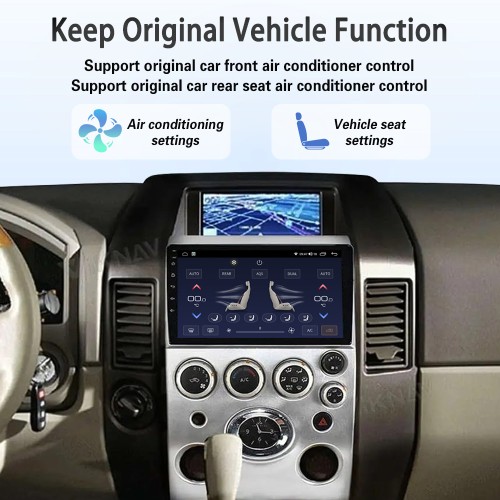 Viknav 9 inch Car Stereo for Infiniti QX56 2004-2009 2Din Head Unit Wireless CarPlay & Android Auto GPS Navigation Multimedia Player