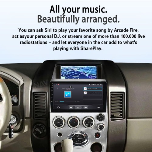 Viknav 9 inch Car Stereo for Infiniti QX56 2004-2009 2Din Head Unit Wireless CarPlay & Android Auto GPS Navigation Multimedia Player