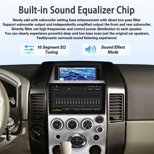 Viknav 9 inch Car Stereo for Infiniti QX56 2004-2009 2Din Head Unit Wireless CarPlay & Android Auto GPS Navigation Multimedia Player