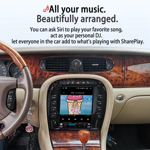 Viknav 9.7" Android Auto & Wireless CarPlay touch screen for Jaguar XJ 2004-2008 GPS Navigation Head Unit