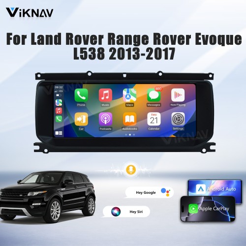 Viknav 10.25 inch Android Radio For Land Rover Range Rover Evoque L538 2013-2017 Multimedia Player GPS Navigation Stereo Wireless Carplay Android Auto Touch Screen