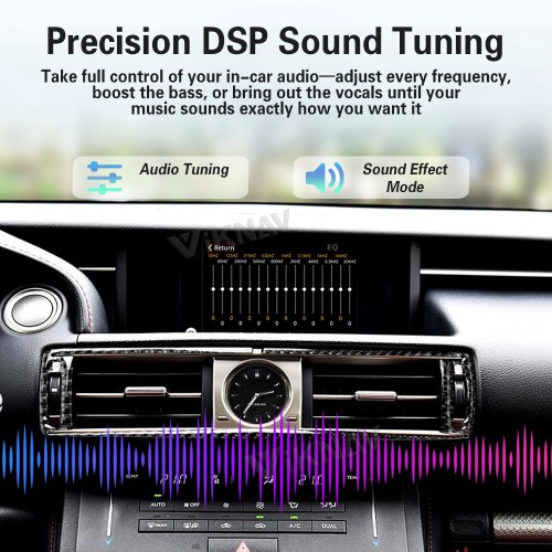 Viknav Linux Interface Box for Lexus RC 2015 -2020 Wireless CarPlay Decoder Android Auto GPS Navigation Original Car Radio Screen