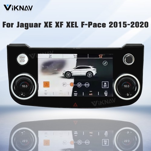 Viknav 10 Inch Car Climate Control Replacement for Jaguar XE XF XEL F-Pace 2015-2020 Touch Screen AC Control Panel
