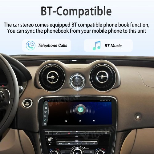 Viknav 10.25" Android Head Unit for Jaguar XJ 2009-2018 Wireless CarPlay & Android Auto GPS Navigation Stereo