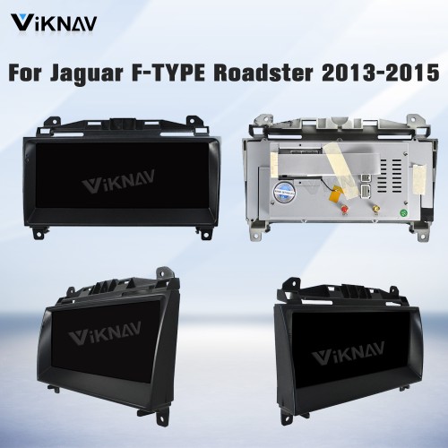 Viknav Upgrade Android Car Radio for Jaguar F-TYPE Roadster 2013-2015 10.25 inch Touch Screen Wireless CarPlay Android Auto GPS Navigation Multimedia Player Head Unit