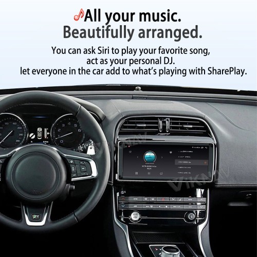 Viknav 10.25 inch Android Auto Stereo for Jaguar XE /XEL /F-PACE 2016-2019 Wireless CarPlay Head Unit GPS Navigation Multimedia Player