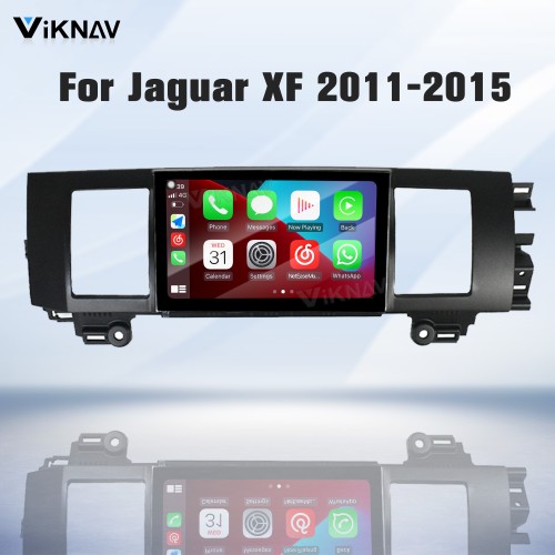 Viknav 8" Android Car Radio for Jaguar XF 2011-2015 Wireless CarPlay & Android Auto GPS Navigation Player