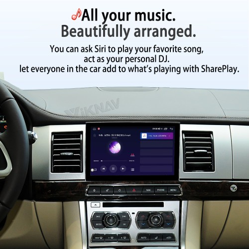 Viknav 8" Android Car Radio for Jaguar XF 2011-2015 Wireless CarPlay & Android Auto GPS Navigation Player