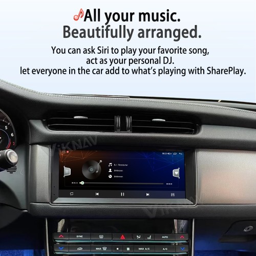 Viknav 10.25 Inch Android Auto Multimedia Player for Jaguar XF XFL 2016-2019, Wireless CarPlay & GPS Navigation Stereo System