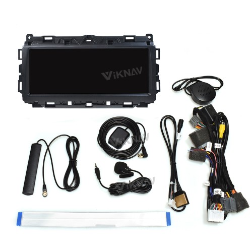 Viknav 10.25 Inch Android Auto Multimedia Player for Jaguar XF XFL 2016-2019, Wireless CarPlay & GPS Navigation Stereo System