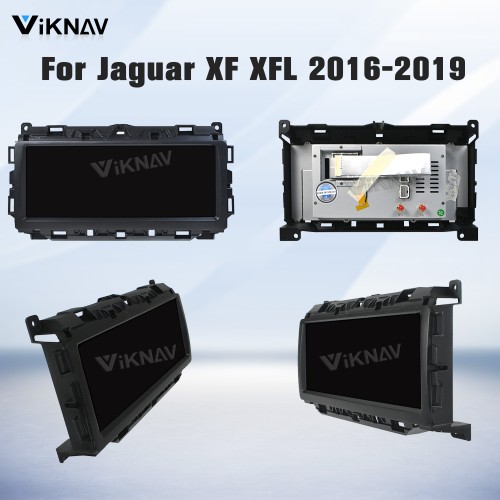 Viknav 10.25 Inch Android Auto Multimedia Player for Jaguar XF XFL 2016-2019, Wireless CarPlay & GPS Navigation Stereo System
