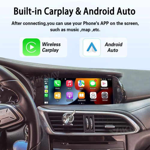 Viknav Android 10.25 inch Car Stereo for Infiniti QX30/Q30 2013-2018 Wireless CarPlay & Android Auto GPS Navigation Multimedia Head Unit