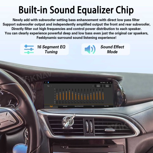 Viknav Android 10.25 inch Car Stereo for Infiniti QX30/Q30 2013-2018 Wireless CarPlay & Android Auto GPS Navigation Multimedia Head Unit