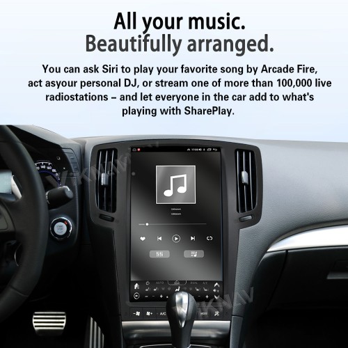 Viknav Android 13.4 inch Car Stereo for Infiniti G Series G37 2007-2015 Wireless CarPlay & Android Auto GPS Navigation Head Unit