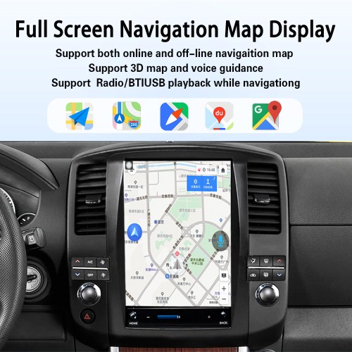 Viknav Screen Car Radio For Nissan pathfinder R51 2006-2011 Android Head Unit Wirless Carplay GPS Navigation Player Autoradio ( 128GB)