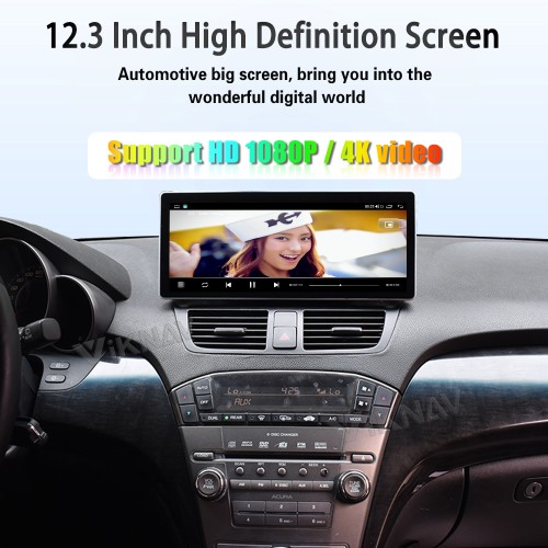 Viknav Android Car Stereo For Honda Acura MDX 2007-2013 Car Radio Wireless Carplay Android Auto GPS Navigation Multimedia Player