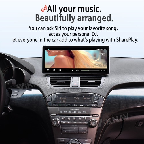 Viknav Android Car Stereo For Honda Acura MDX 2007-2013 Car Radio Wireless Carplay Android Auto GPS Navigation Multimedia Player
