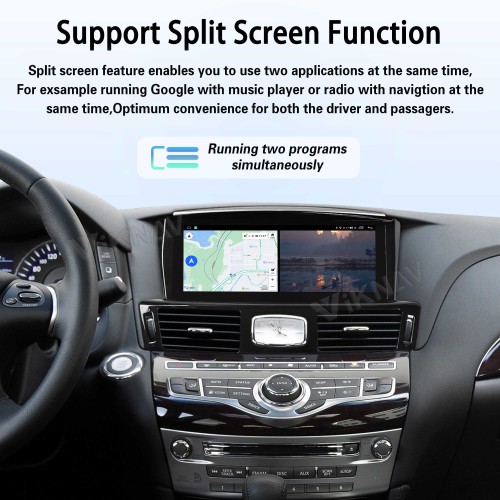 Viknav 10.25inch Android Stereo for Infiniti Q70L/M25/M35/2013-2017 Wireless CarPlay & Android Auto GPS Navigation