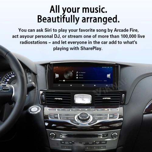 Viknav 10.25inch Android Stereo for Infiniti Q70L/M25/M35/2013-2017 Wireless CarPlay & Android Auto GPS Navigation
