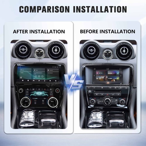 Viknav 7 inch Touch Screen car Climate Control Replacement for Jaguar XJ XJL 2009-2018  Full Touch Screen air Conditioning Screen Board