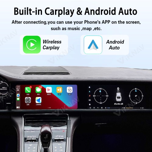 Android System Car Stereo Radio For Porsche Panamera 2017-2023 Auto Stereo Wireless Carplay GPS Navigation Multimedia Player Dual 12.3 Inch Touch Screen 128GB