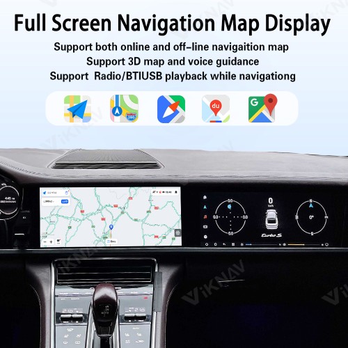 Android System Car Stereo Radio For Porsche Panamera 2017-2023 Auto Stereo Wireless Carplay GPS Navigation Multimedia Player Dual 12.3 Inch Touch Screen 128GB