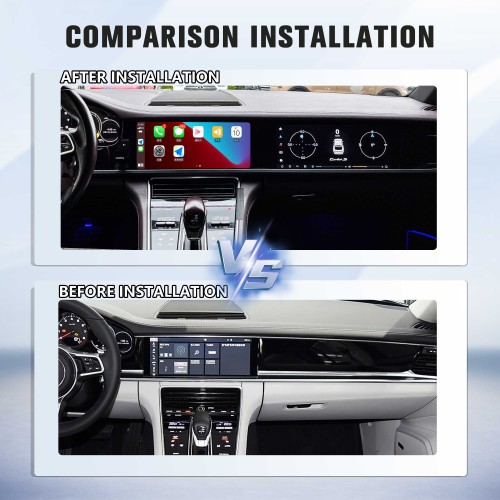 Android System Car Stereo Radio For Porsche Panamera 2017-2023 Auto Stereo Wireless Carplay GPS Navigation Multimedia Player Dual 12.3 Inch Touch Screen 128GB