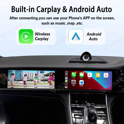 Android System Car Stereo Radio For Porsche Panamera 2017-2023 Auto Stereo Wireless Carplay GPS Navigation Multimedia Player RHD Dual 12.3 Inch Touch Screen 128GB