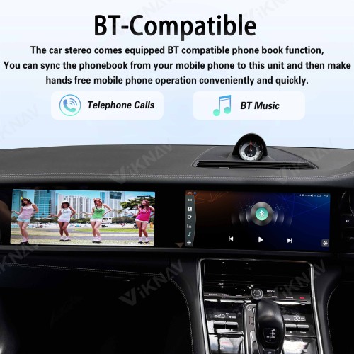Android System Car Stereo Radio For Porsche Panamera 2017-2023 Auto Stereo Wireless Carplay GPS Navigation Multimedia Player RHD Dual 12.3 Inch Touch Screen 128GB