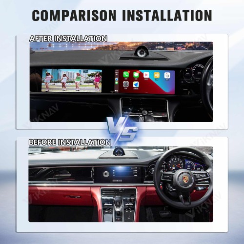 Android System Car Stereo Radio For Porsche Panamera 2017-2023 Auto Stereo Wireless Carplay GPS Navigation Multimedia Player RHD Dual 12.3 Inch Touch Screen 128GB