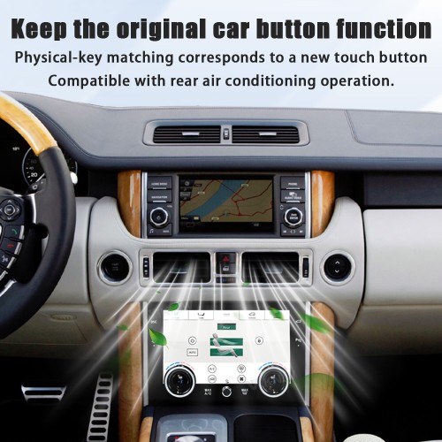 Viknav Digital AC Panel For Land Rover Range Rover V8 L322 2002-2012 Air Conditioning Control AC Board Climate Temperature Control Touch Screen