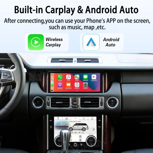 Viknav 10.25 inch Android Radio For Land Rover Range Rover V8 L322 2002-2012 Multimedia Player GPS Navigation Stereo Wireless Carplay Android Auto Touch Screen