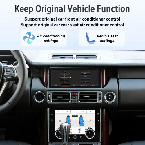 Viknav 10.25 inch Android Radio For Land Rover Range Rover V8 L322 2002-2012 Multimedia Player GPS Navigation Stereo Wireless Carplay Android Auto Touch Screen